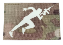Load image into Gallery viewer, Night Ops Running Man Patch - The Gun Run